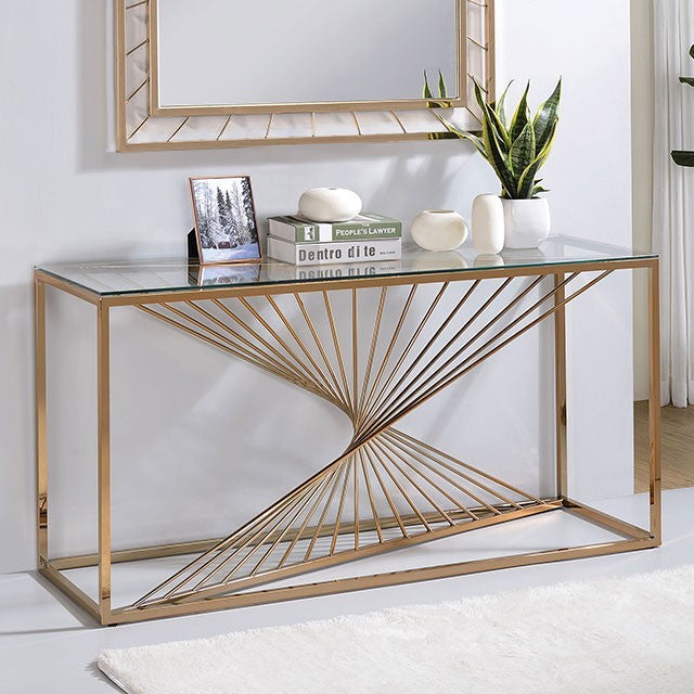 GOLD SOFA TABLE