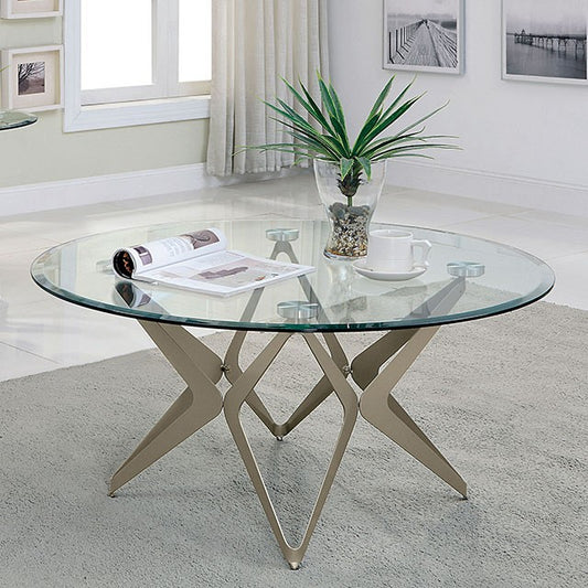 Champagne Glass Top Coffee Table