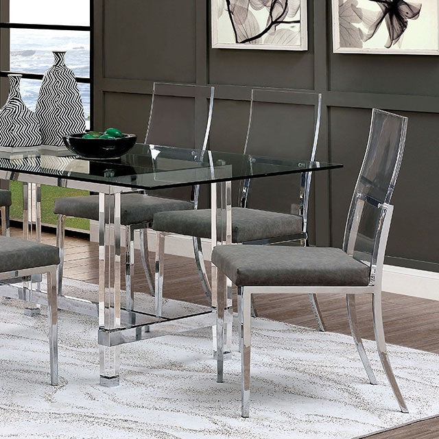 Ghost-style 7 Piece Dining Table