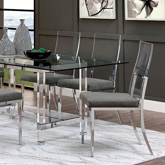 Ghost-style 7 Piece Dining Table