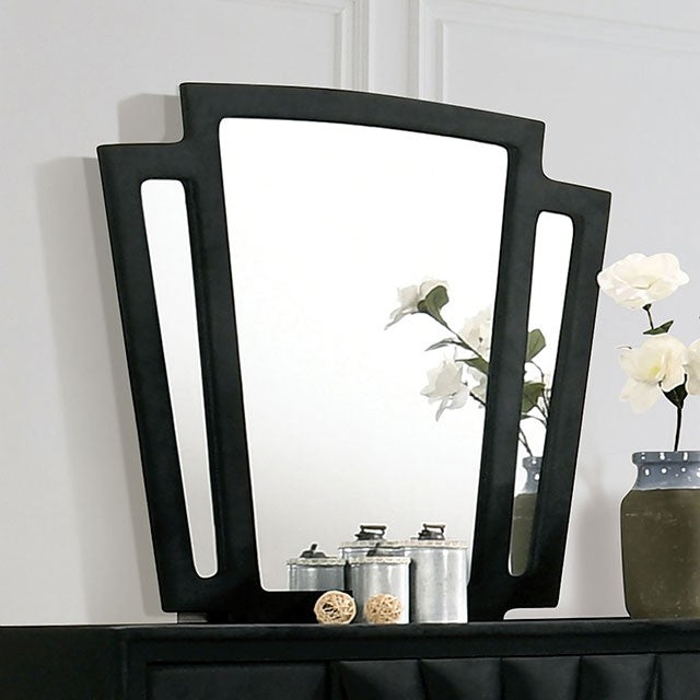 Black Velvet Mirrored Dresser