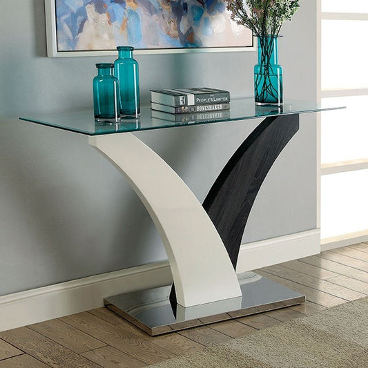 Glass Top Sofa Table