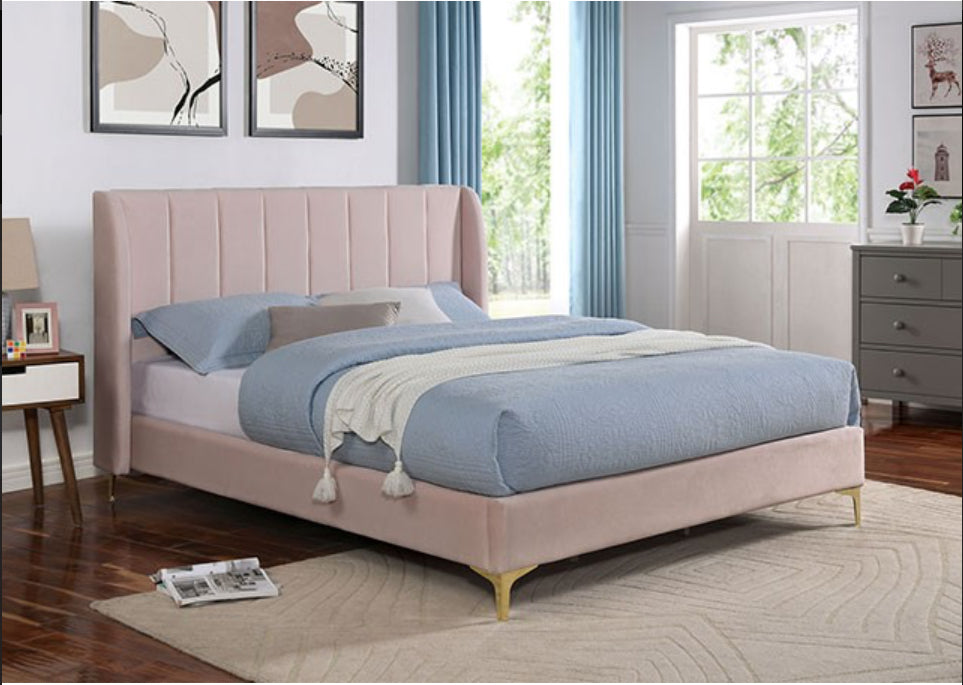 Light Pink Twin Bed